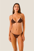 4GIVENESS - Bikini triangolo glam lurex resort