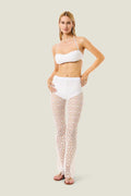 4GIVENESS - Pantalone spacchi laterali in macrame'